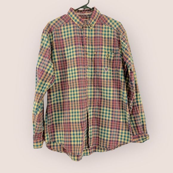 Rough Stock Mens Panhandle Slim Long Sleeve Size L - Picture 3 of 3